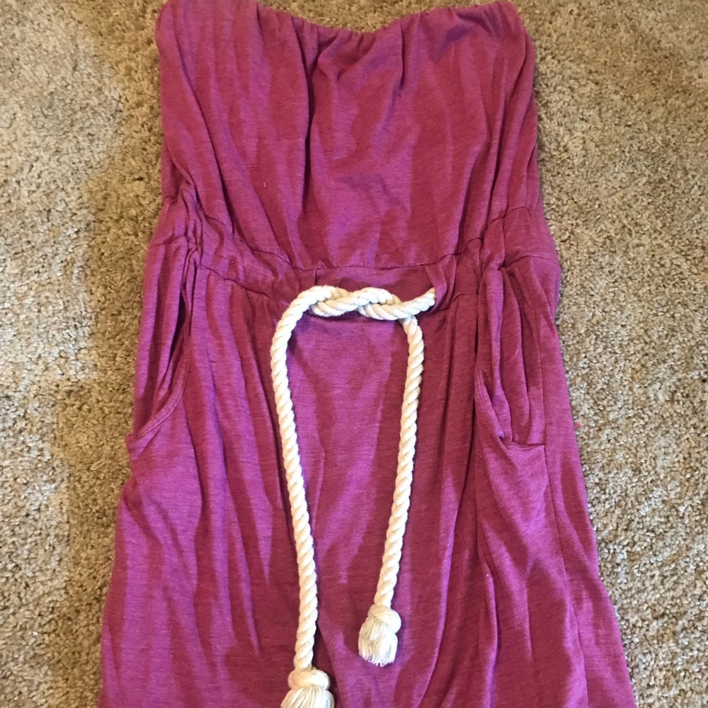Beachy purple mini dress